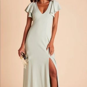 Birdy Grey Hannah Crepe Dress - Sage